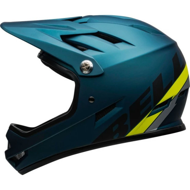 Casque Bell Sanction Bleu/Jaune Fluo 3 Casque Bell Sanction Bleu/Jaune Fluo – Image 3