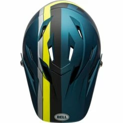 Casque Bell Sanction Bleu/Jaune Fluo 10 Casque Bell Sanction Bleu/Jaune Fluo -Vélos Complets Soldes casque bell sanction bleu jaune fluo 4