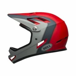 Casque Bell Sanction Rouge/Gris -Vélos Complets Soldes casque bell sanction rouge gris 2
