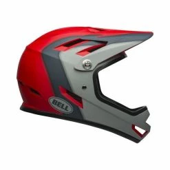 Casque Bell Sanction Rouge/Gris -Vélos Complets Soldes casque bell sanction rouge gris 3