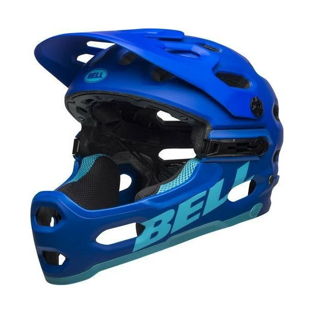 Casque Bell Super 3R MIPS Bleu Mat/Bleu Clair 2 Casque Bell Super 3R MIPS Bleu Mat/Bleu Clair – Image 2