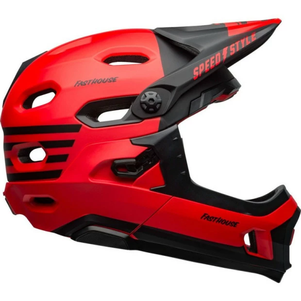 Casque Bell Super DH MIPS Rouge/Noir FastHouse 4 Casque Bell Super DH MIPS Rouge/Noir FastHouse – Image 4