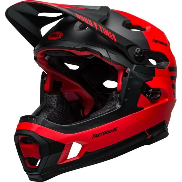 Casque Bell Super DH MIPS Rouge/Noir FastHouse 1 Casque Bell Super DH MIPS Rouge/Noir FastHouse
