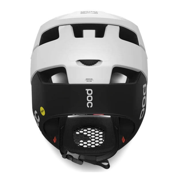 Casque Intégral POC Otocon Race MIPS Blanc/Noir 3 Casque Intégral POC Otocon Race MIPS Blanc/Noir – Image 3