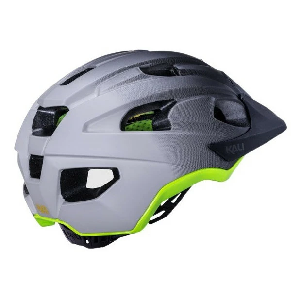 Casque Trail Kali Pace Gris Mat/Vert 2 Casque Trail Kali Pace Gris Mat/Vert – Image 2