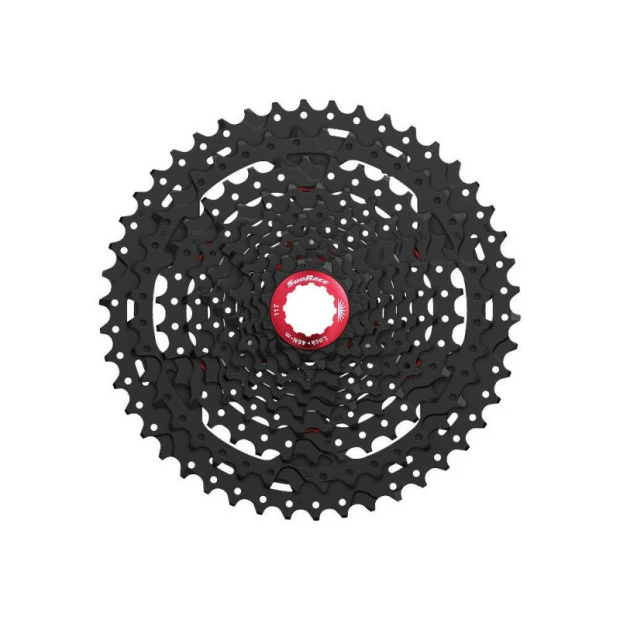 Cassette SunRace CSMX3 10 Vitesses - 11/46 - Noir 1 Cassette SunRace CSMX3 10 Vitesses - 11/46 - Noir