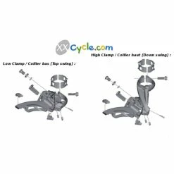 Dérailleur Avant Shimano Deore XT FD-M8000-L - Side Swing 4 Dérailleur Avant Shimano Deore XT FD-M8000-L - Side Swing -Vélos Complets Soldes derailleur avant shimano deore xt fd m8000 l side swing 1