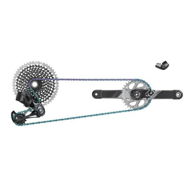 Groupe SRAM X01 Eagle AXS DUB - Manivelles 175 Mm 1 Groupe SRAM X01 Eagle AXS DUB - Manivelles 175 Mm