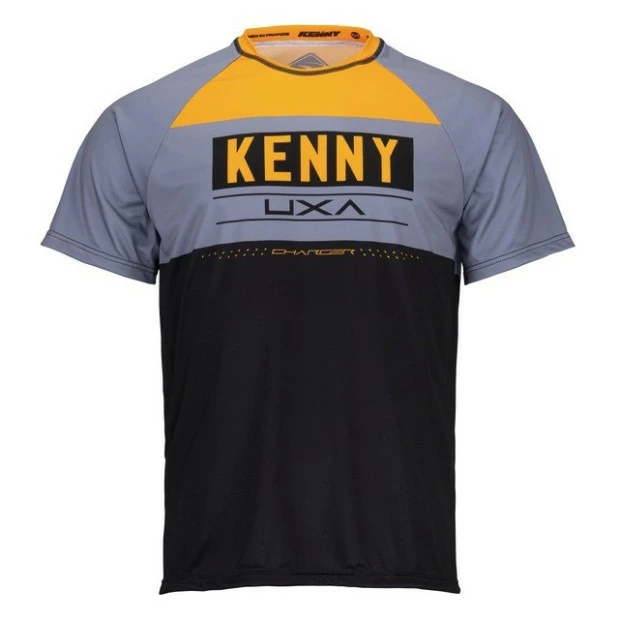 Maillot Enduro Manches Courtes Kenny Charger Gris 1 Maillot Enduro Manches Courtes Kenny Charger Gris