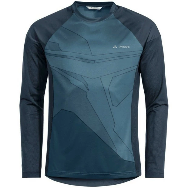 Maillot VTT Manches Longues Vaude Moab LS VI Bleu Gris 1 Maillot VTT Manches Longues Vaude Moab LS VI Bleu Gris