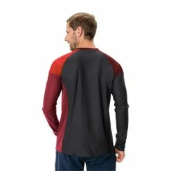 Maillot VTT Manches Longues Vaude Moab LS VI Rouge Brillant -Vélos Complets Soldes maillot vtt manches longues vaude moab ls vi rouge brillant 3