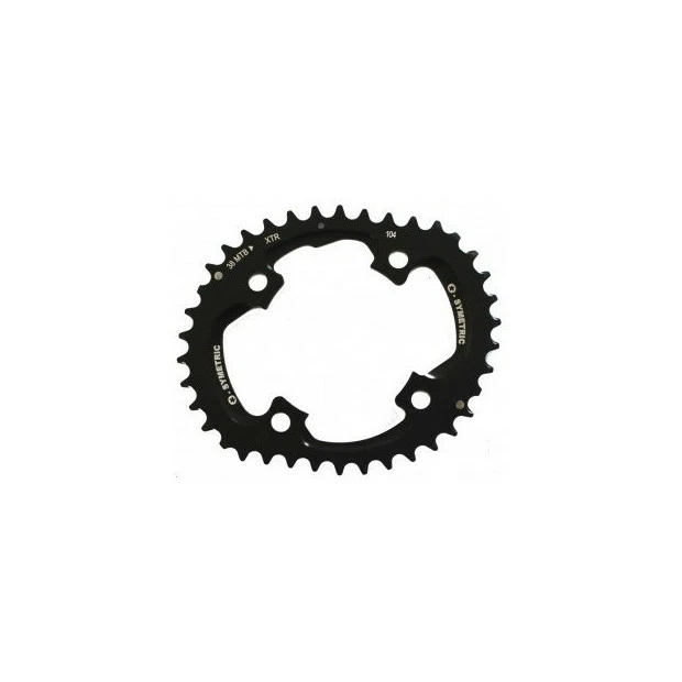 O-Symetric Plateau Extérieur VTT OSymetric Shimano XTR FC-M980 104mm 38 Dents Noir 1 O-Symetric Plateau Extérieur VTT OSymetric Shimano XTR FC-M980 104mm 38 Dents Noir